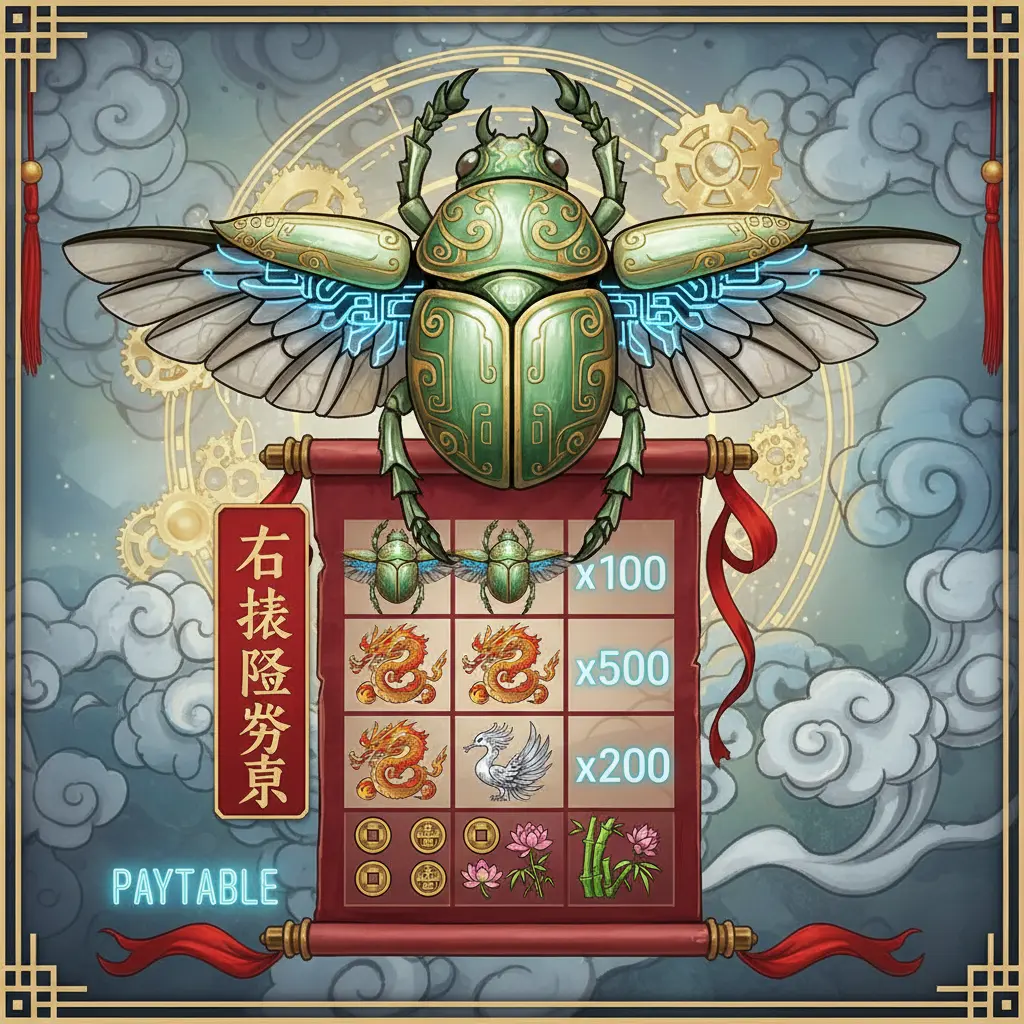 老虎機賠率表 - 聖甲蟲