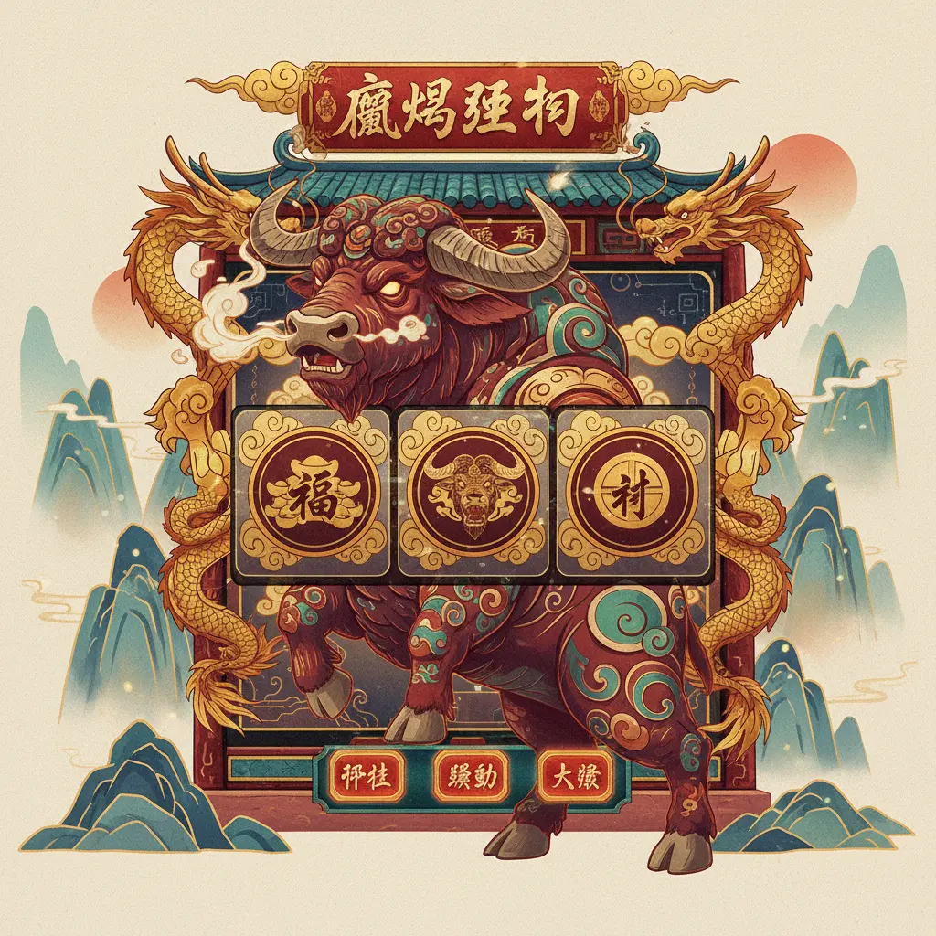 吃角子老虎機玩法 - 瘋狂野牛