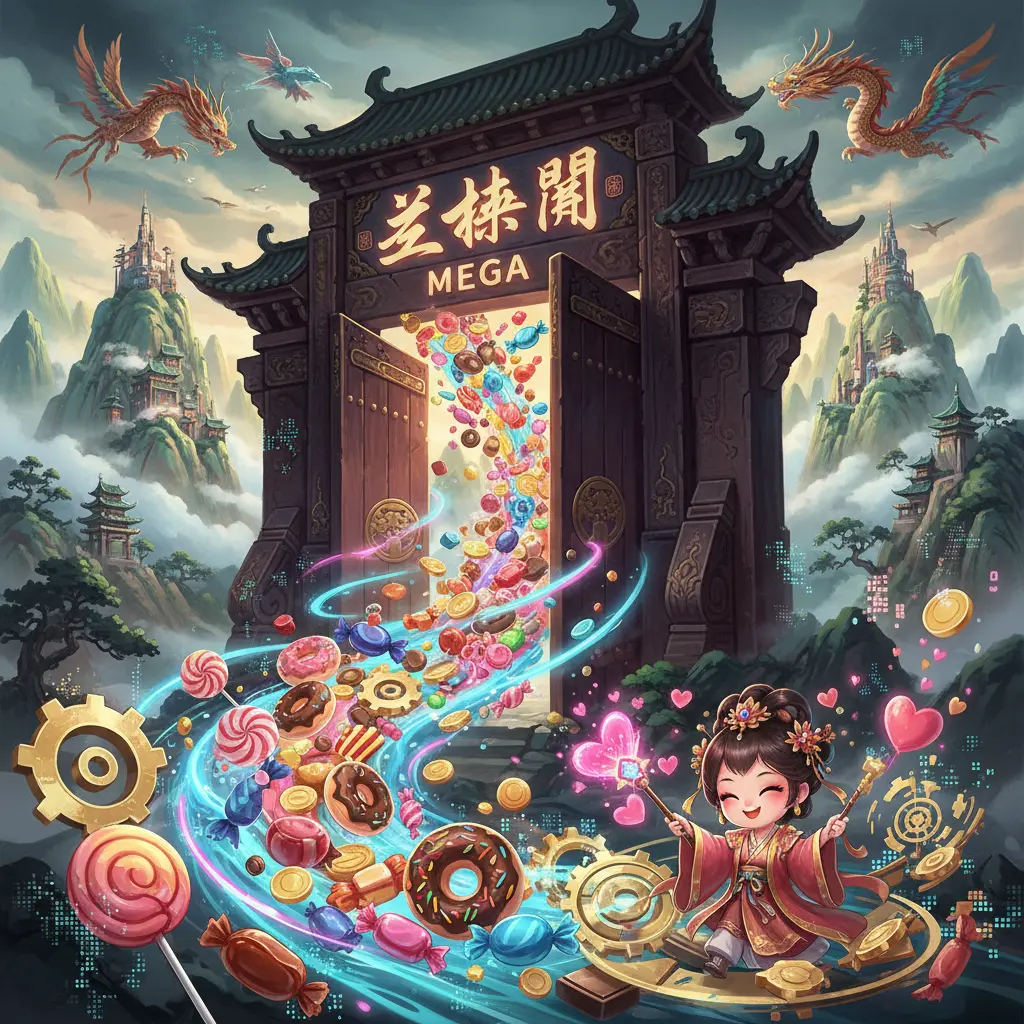 JDB電子-爆爆甜心 - 芝麻開門 Mega