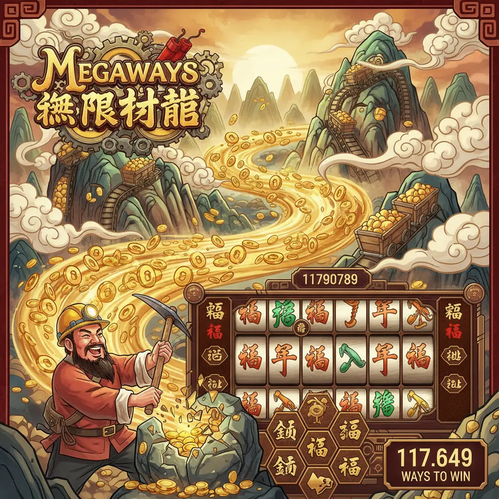 Megaways機制 - Bonanza 淘金熱